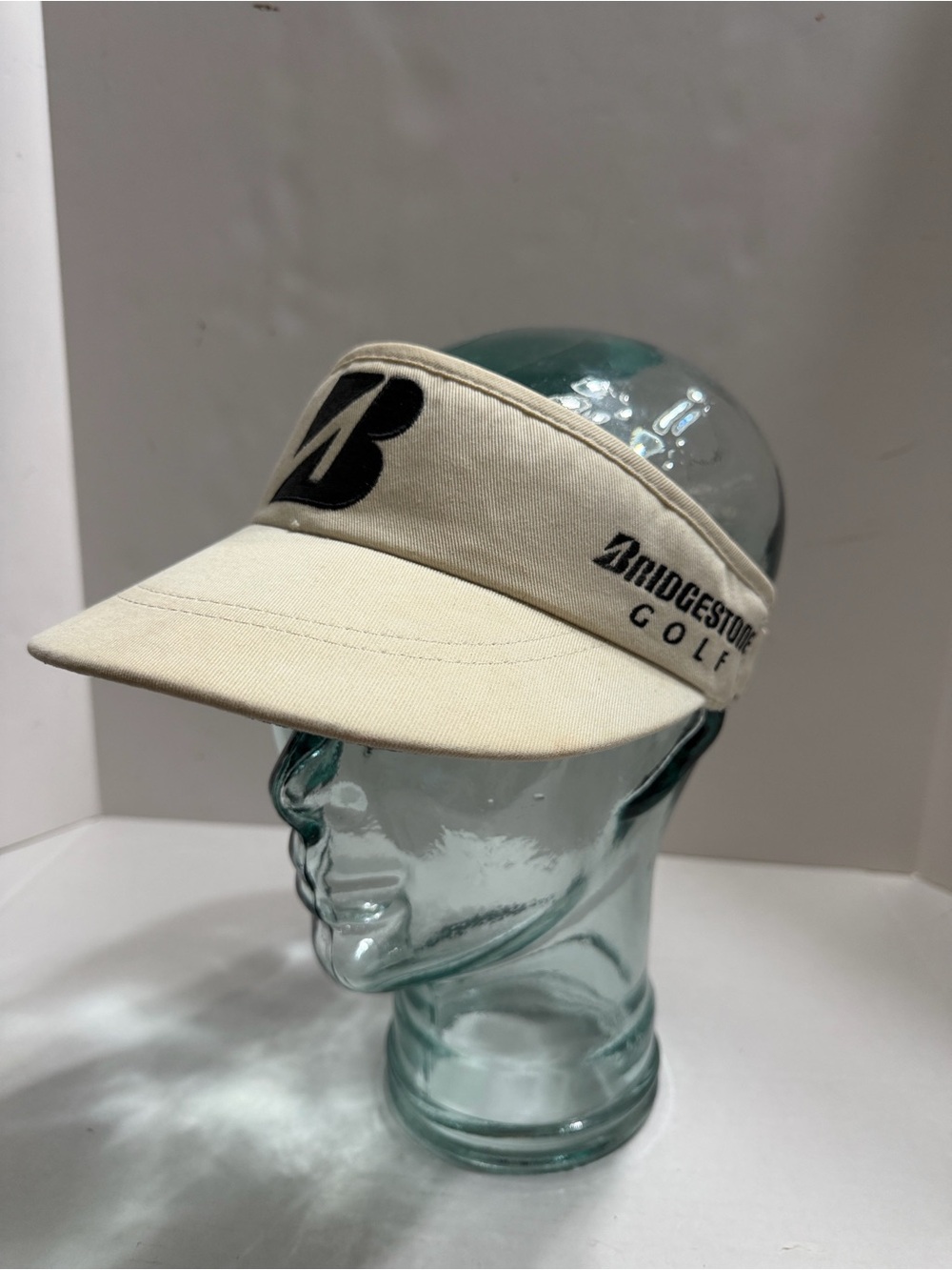 Bridgestone Vintage Golf Men’s Cream Visor